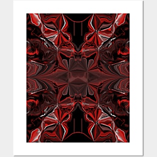 Carl Clarx Design - Red Flower - Posters and Art